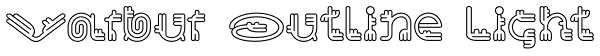 Varbur Outline Light Font