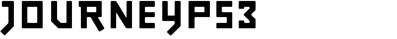JourneyPS3 Font