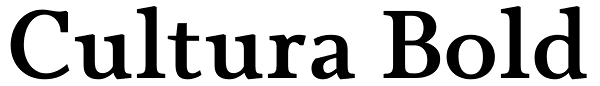 Cultura Bold Font