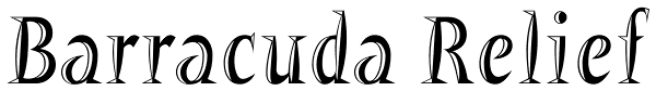 Barracuda Relief Font