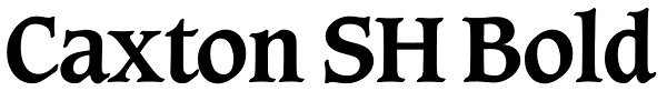 Caxton SH Bold Font