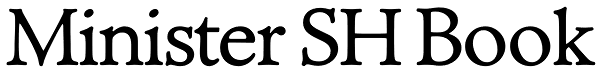 Minister SH Book Font