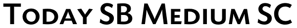 Today SB Medium SC Font