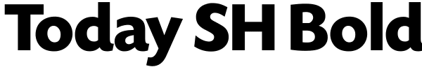 Today SH Bold Font