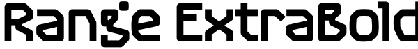 Range ExtraBold Font