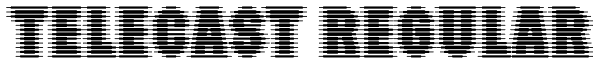 Telecast Regular Font