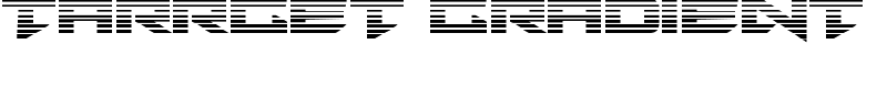 Tarrget Gradient Font