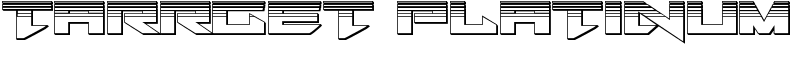 Tarrget Platinum Font
