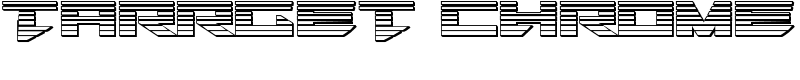 Tarrget Chrome Font