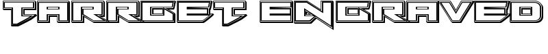 Tarrget Engraved Font