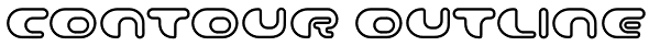 Contour Outline Font