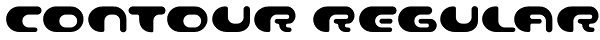Contour Regular Font