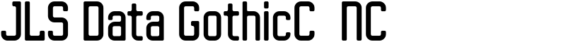 JLS Data GothicC NC Font