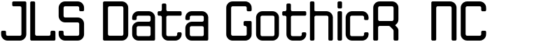 JLS Data GothicR NC Font