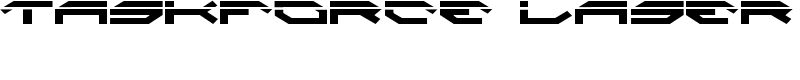 Taskforce Laser Font
