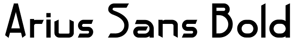 Arius Sans Bold Font