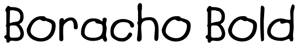 Boracho Bold Font