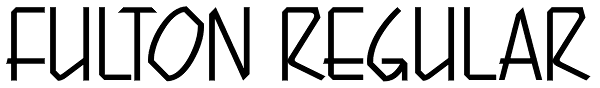 Fulton Regular Font