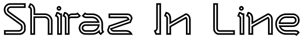 Shiraz In Line Font