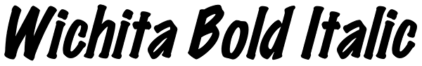 Wichita Bold Italic Font