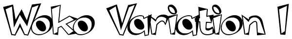 Woko Variation I Font