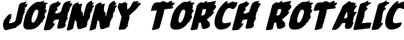 Johnny Torch Rotalic Font