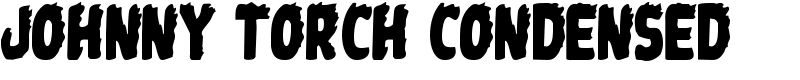 Johnny Torch Condensed Font