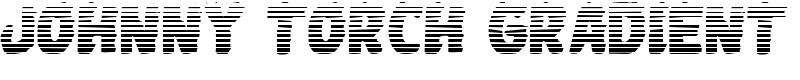 Johnny Torch Gradient Font