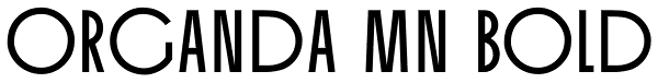 Organda MN Bold Font