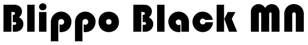 Blippo Black MN Font