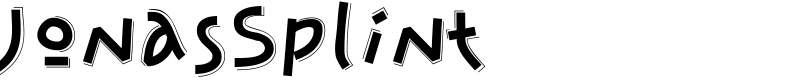 JonasSplint Font