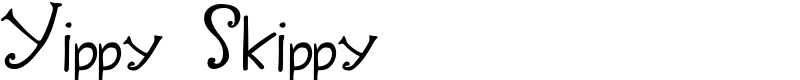 Yippy Skippy Font