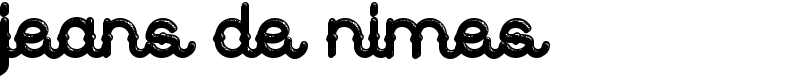 Jeans de nimes Font
