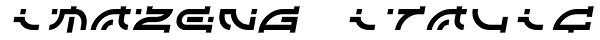 Imazeng Italic Font
