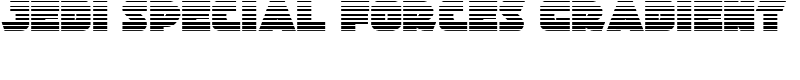 Jedi Special Forces Gradient Font