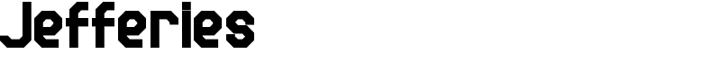 Jefferies Font