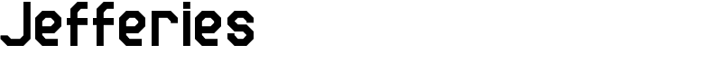 Jefferies Font