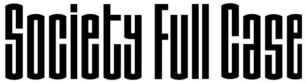 Society Full Case Font
