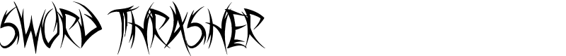 Sword Thrasher Font