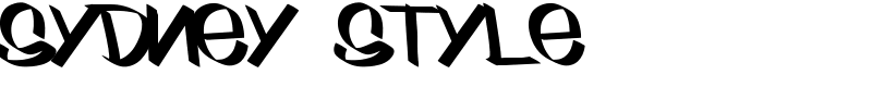 Sydney Style Font