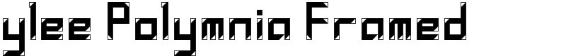 ylee Polymnia Framed Font