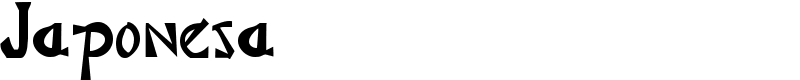 Japonesa Font