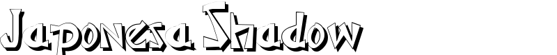 JaponesaShadow Font