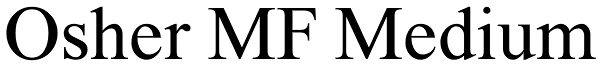 Osher MF Medium Font