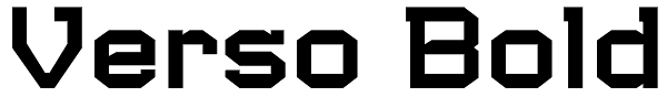 Verso Bold Font