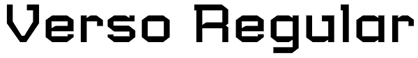 Verso Regular Font