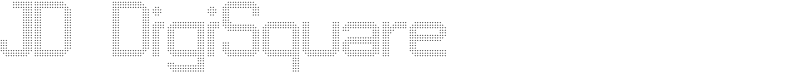 JD DigiSquare Font