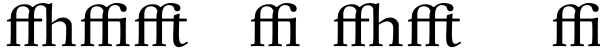 Whitenights Ligs Font