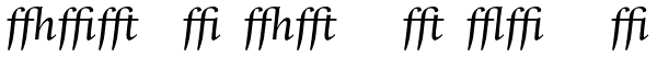 Whitenights Italic Ligs Font