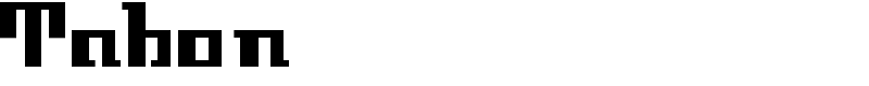 Tabon Font